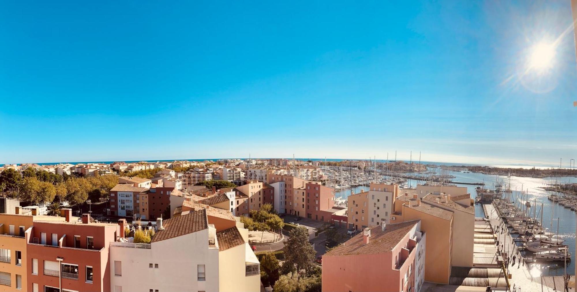 아그 Centre Port,Vue Panoramique,Clim,Balcon,Wifi 아파트 외부 사진