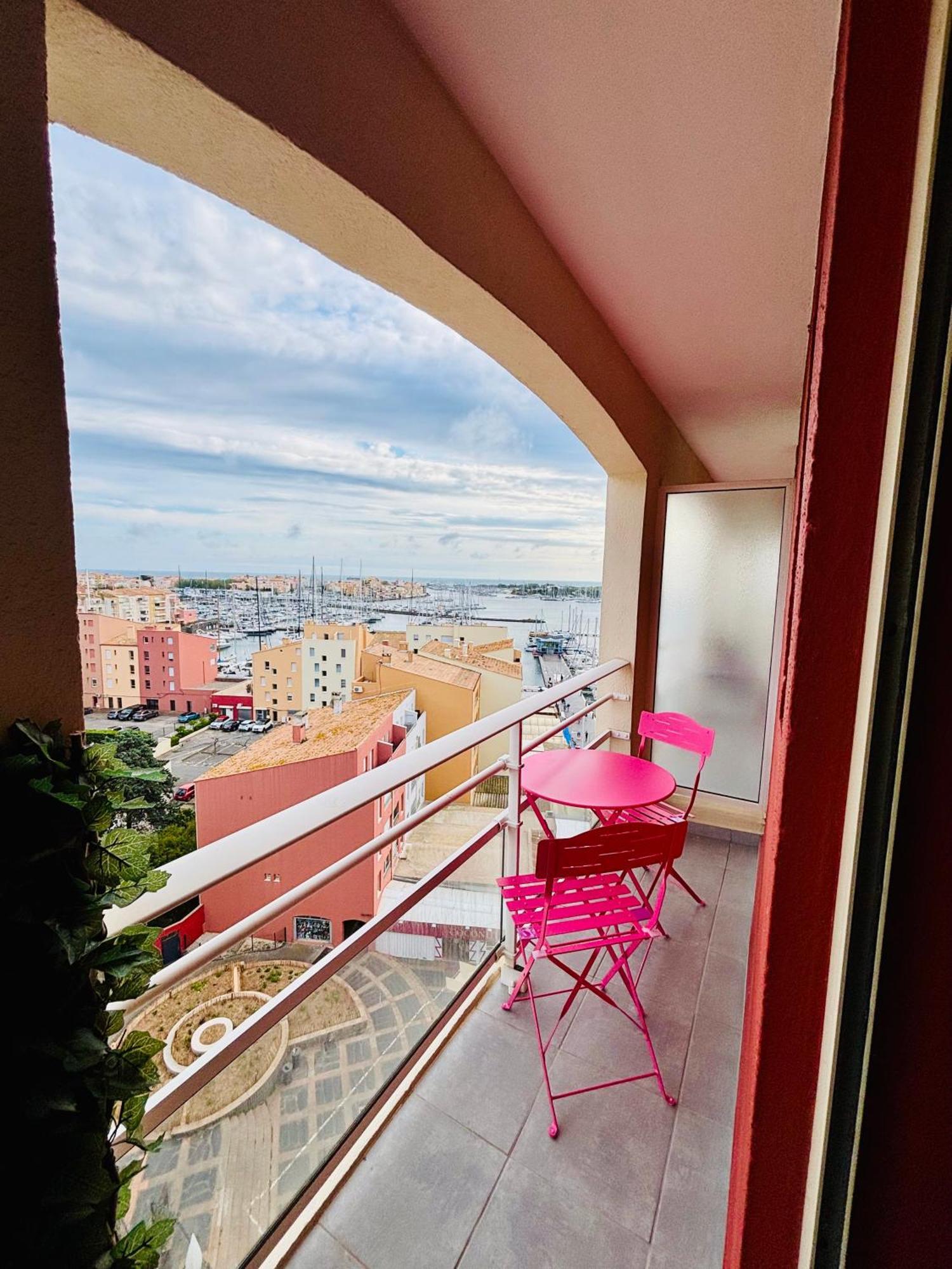 아그 Centre Port,Vue Panoramique,Clim,Balcon,Wifi 아파트 외부 사진